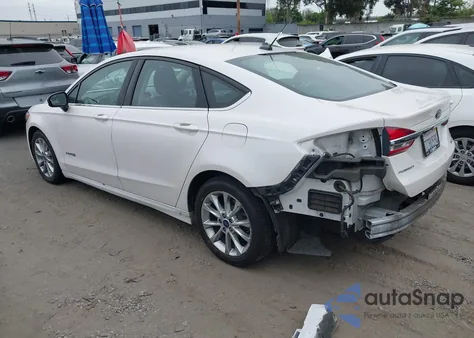 2017 Ford Fusion Hybrid Se из США, поврежденный, VIN 3FA6P0LUXHR306063